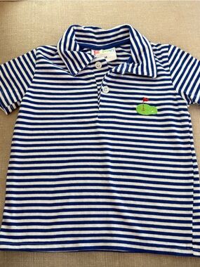 Jelly Beans Blue & White Striped Tee